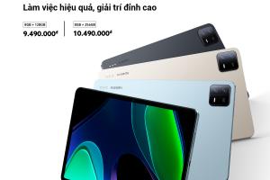 “Cỗ máy đa nhiệm” Xiaomi Pad 6 chính thức ra mắt, hỗ trợ người dùng làm việc hiệu quả, giải trí đỉnh cao